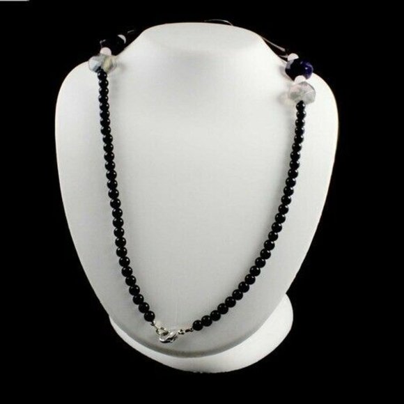 Purple oyster shell station 22 inch necklace - Picture 2 of 2